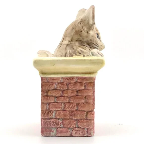 Royal Albert Beatrix Potter Tom Thumb Mouse Figurine Porcelain England Vintage - Picture 7 of 15